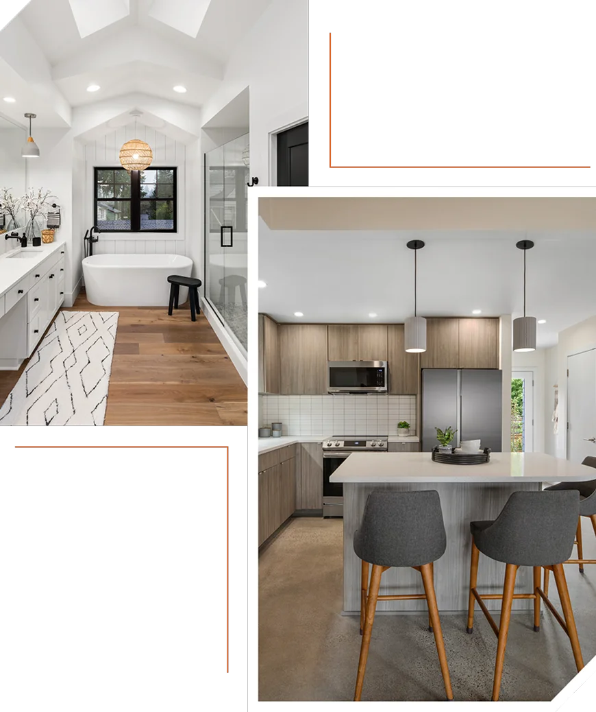 A team of professionals performing floor installation in a Shelby, NC, property.